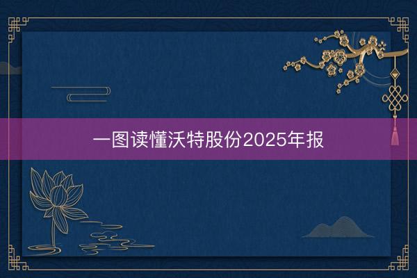 一图读懂沃特股份2025年报