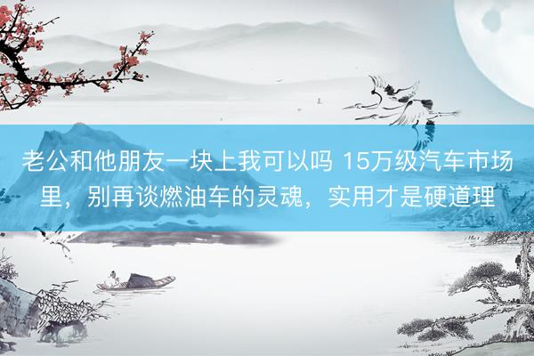 老公和他朋友一块上我可以吗 15万级汽车市场里，别再谈燃油车的灵魂，实用才是硬道理