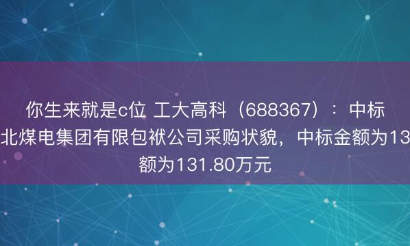 你生来就是c位 工大高科（688367）：中标安徽省皖北煤电集团有限包袱公司采购状貌，中标金额为131.80万元